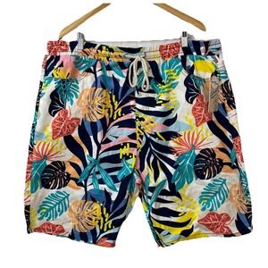 NWT Fresh Prints of Bel Air Men's 3X Shorts Multicolor Floral Multicolor